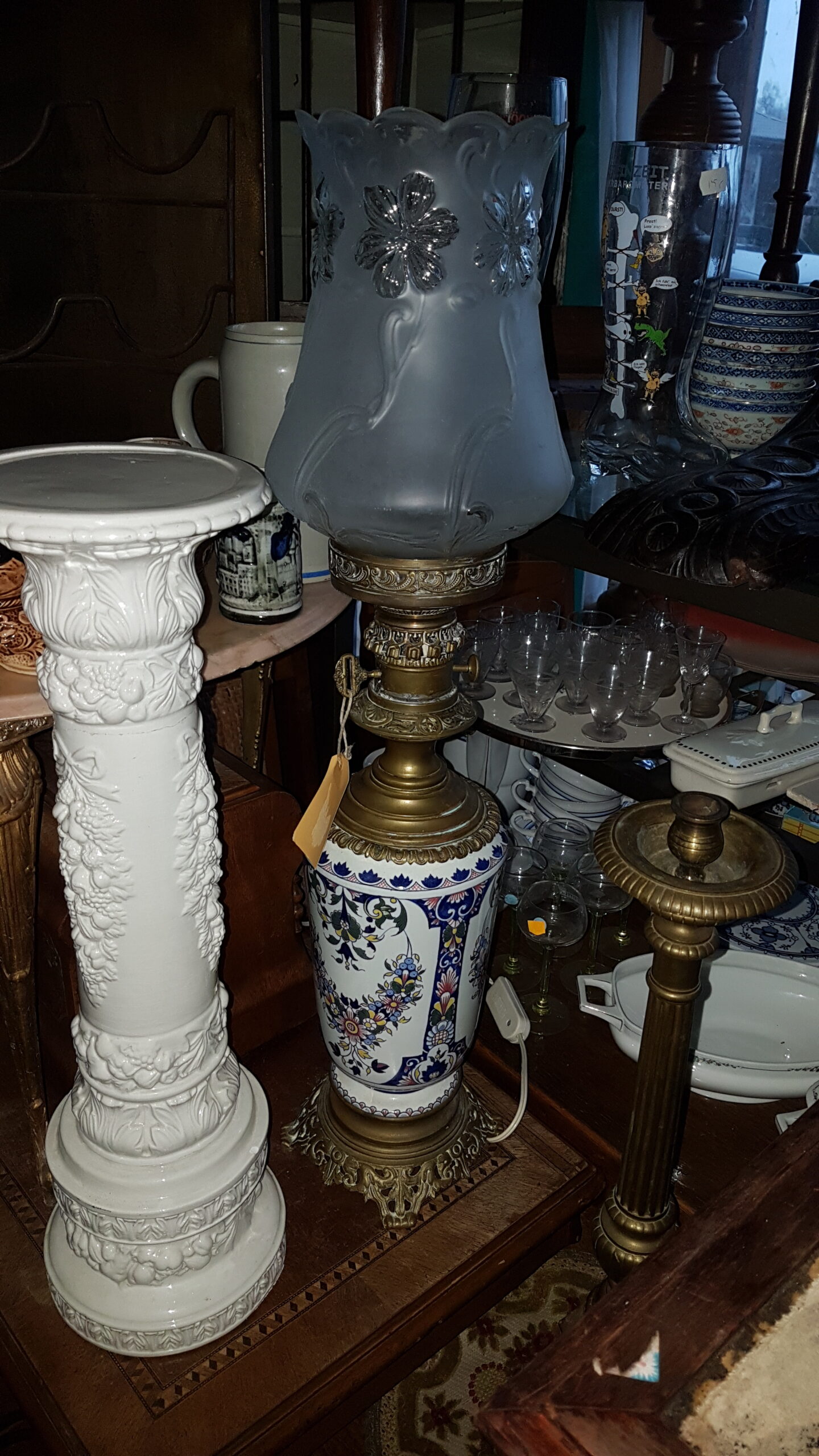 1.antique oillamp rebuild electrical